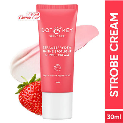Dot & Key Strawberry Dew In-The-Spotlight Strobe Illuminating Cream + Moisturizer With Hyaluronic - 30 ml