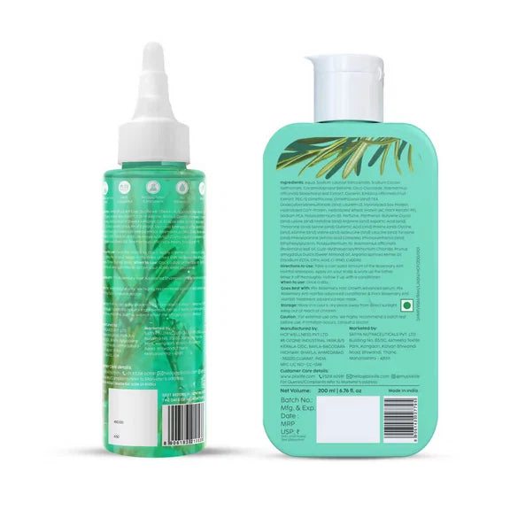 PLIX The Plant Fix Rosemary Hair Growth Advanced Hair Oil & Anti Hairfall Advance Shampoo - Combo
