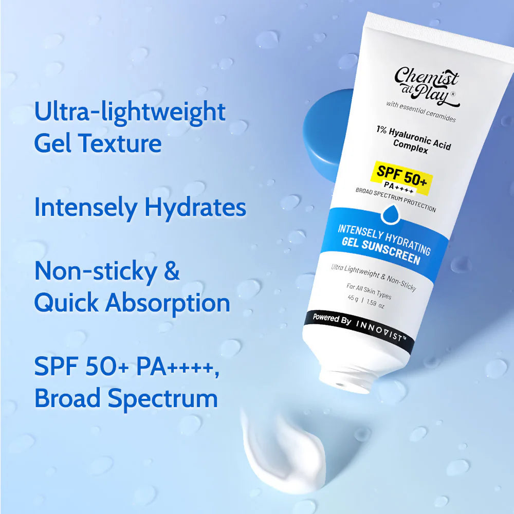 Chemist At Play Intensely Hydrating Gel Sunscreen SPF 50+ - 45 gm