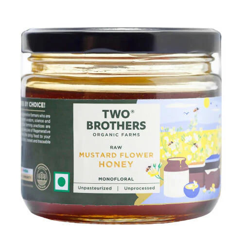 Two Brothers Organic Farms Raw Mustard Flower Honey-Mono Floral