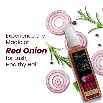 Oxyglow Herbals Red Onion Hair Oil - 100 ml