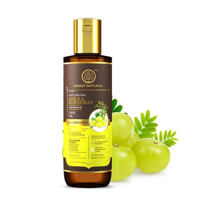 Khadi Natural Amla & Bhringraj Hair Oil - 200 ml