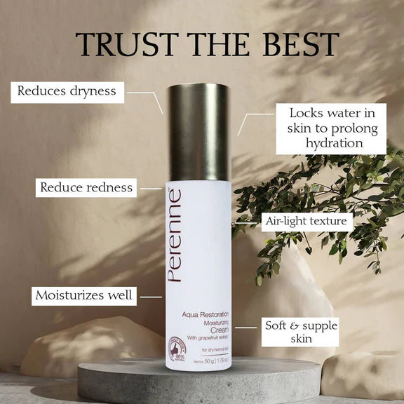Perenne Aqua Restoration Moisturizing Cream - 50 gm