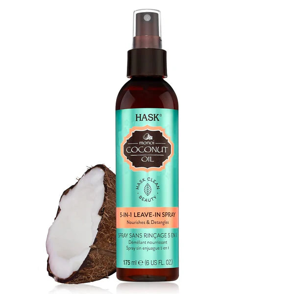 HASK Monoi Coconut Oil Leave-In Hair Spray - 175 ml