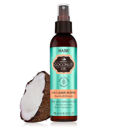 HASK Monoi Coconut Oil Leave-In Hair Spray - 175 ml
