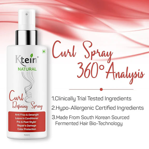 Ktein Natural Curl Defining Spray - 100 ml