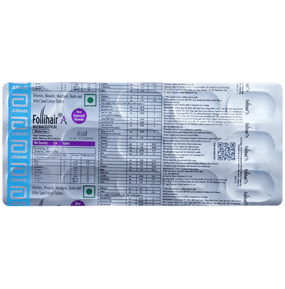 Follihair A Tablets Gluten Free - 15 tabs