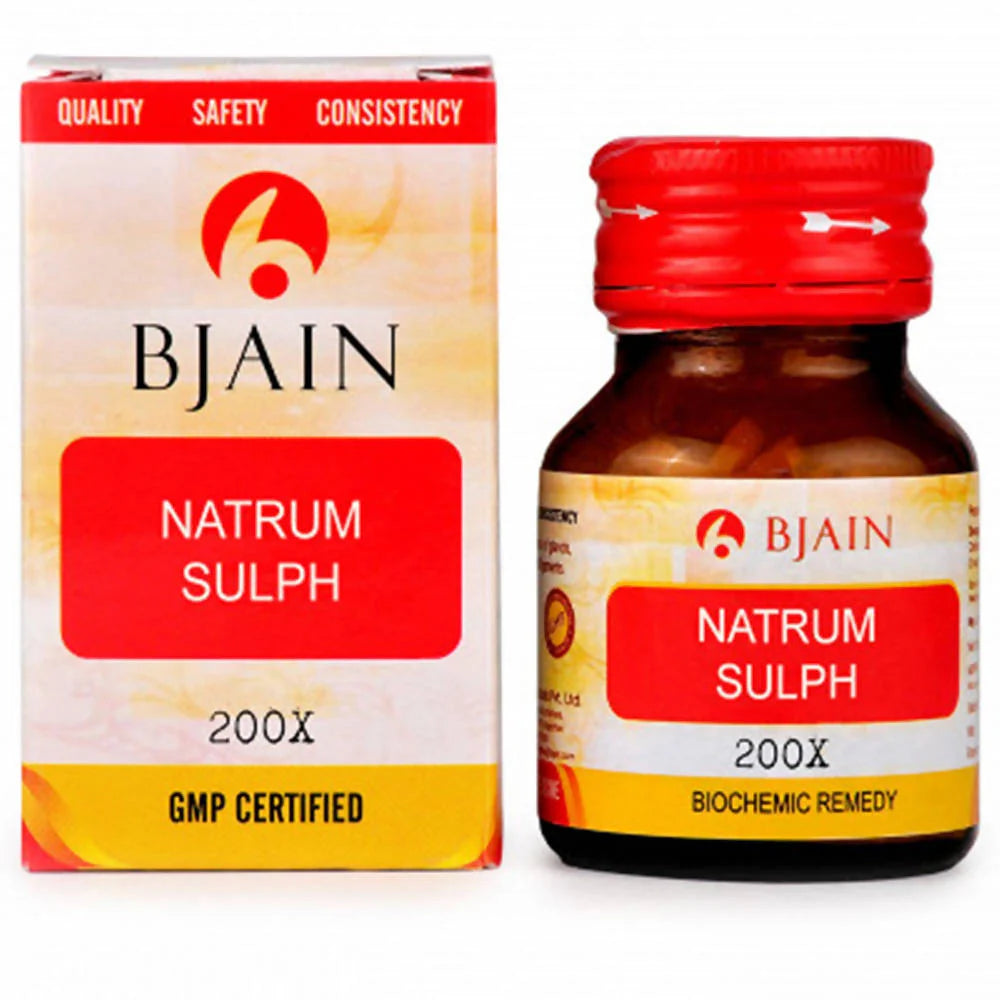 Bjain Homeopathy Natrum Sulphuricum Biochemic Tablet -3X