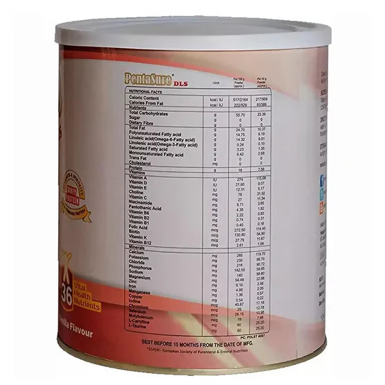 PentaSure DLS Dialysis Care Powder - Vanilla Flavor - 400 gm