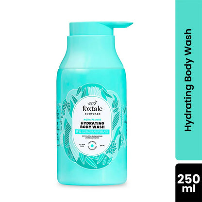 Foxtale Hydrating Body Wash With Hyaluronic Acid & Ceramides Locks In Moisture Reduces Body Odour - 250 ml
