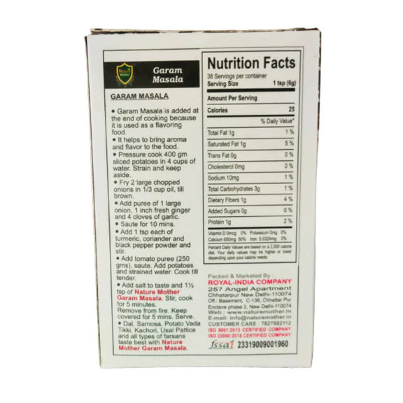 Nature Mother Garam Masala - 100 gm