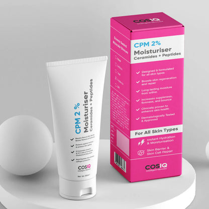 Cos-IQ CPM 2% Ceramides & Peptides Moisturizer - 100 ml