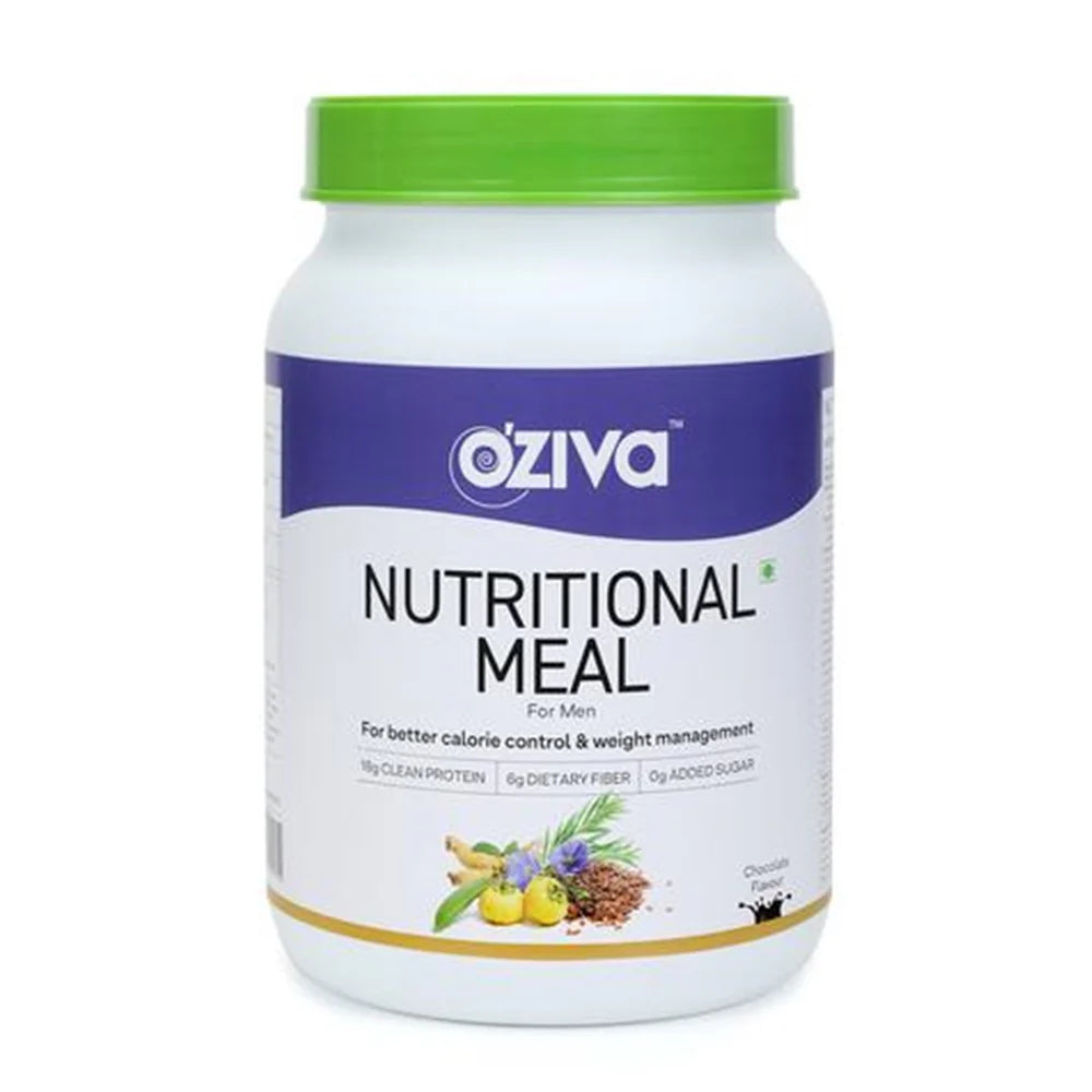 OZiva Nutritional Meal For Men -16 Servings- 500 gm