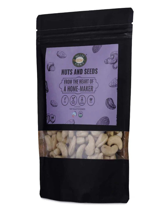 Millet Amma Organic Cashew Nuts - 250 gm