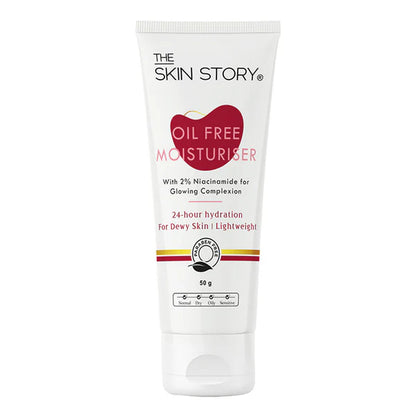 The Skin Story Oil Free Face Moisturizer For Oily Acne Prone Skin Hydrates Adds Glow - Niacinamide - 50 gm