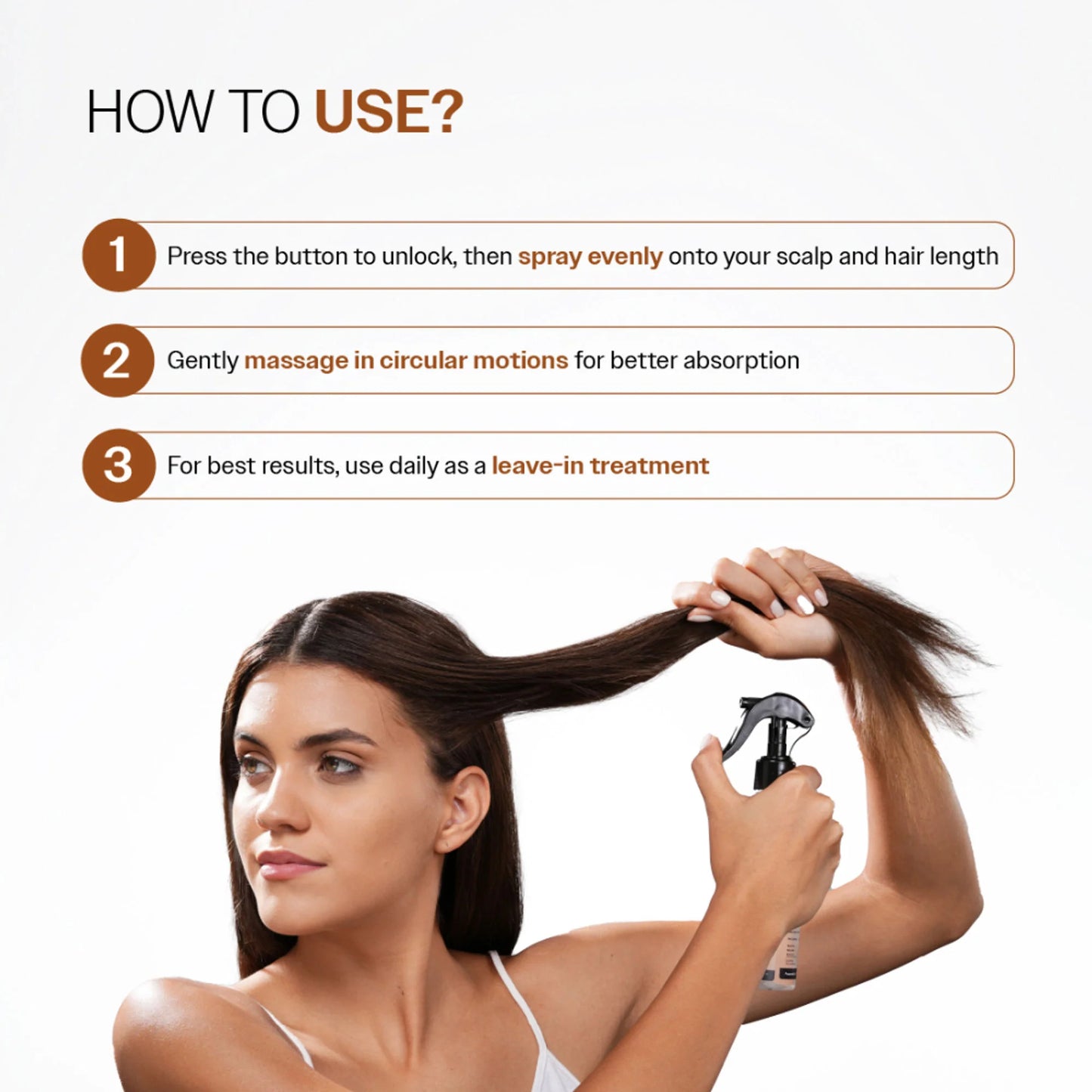 Bare Anatomy Nature x Science Fenugreek and Curry Leaves Hair Strengthening Spray - 200 ml