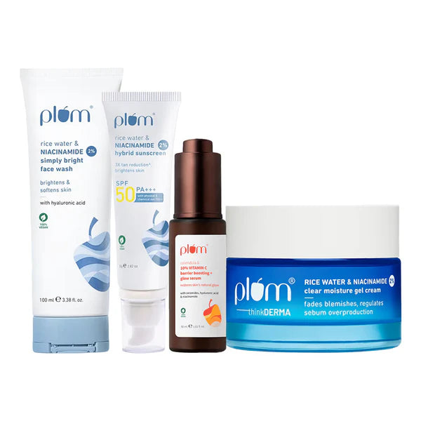 Plum Vitamin C & Niacinamide CSMS Combo for Bright, Blemish-Free, Glowing Skin - combo