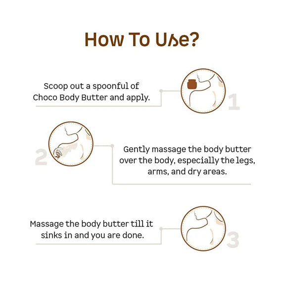 mCaffeine Naked & Rich Choco Body Butter - 250 gm