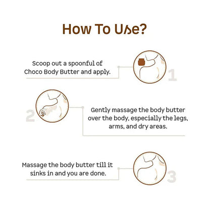 mCaffeine Naked & Rich Choco Body Butter - 250 gm