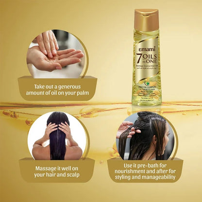 Emami 7 Oils in One Damage Control Hair Oil - 200 ml