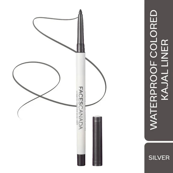 Faces Canada Ultime Pro Twist Eye Kajal Liner - Silver 01 - 0.35 gm
