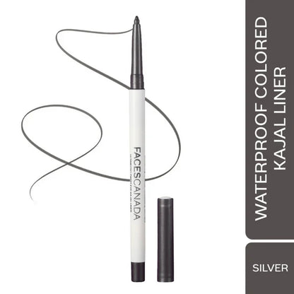 Faces Canada Ultime Pro Twist Eye Kajal Liner - Silver 01 - 0.35 gm