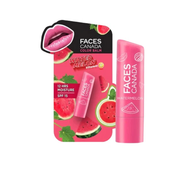 Faces Canada Vitamin C Lip Balm - Watermelon - 4.8 gm