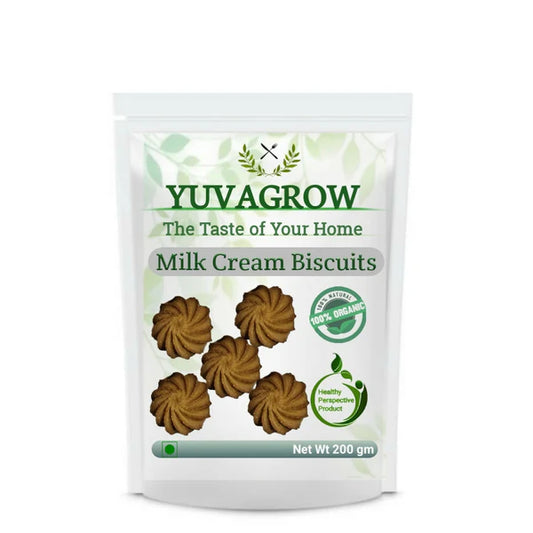 Yuvagrow Milk Cream Biscuits - 200 gm