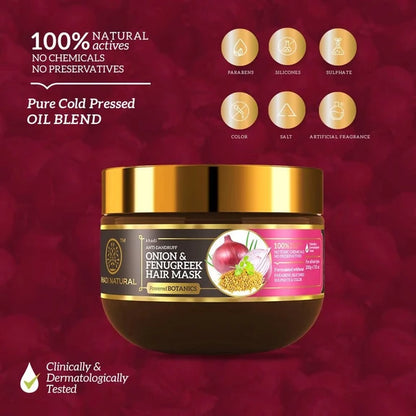 Khadi Natural Onion & Fenugreek Hair Mask - 200 gm