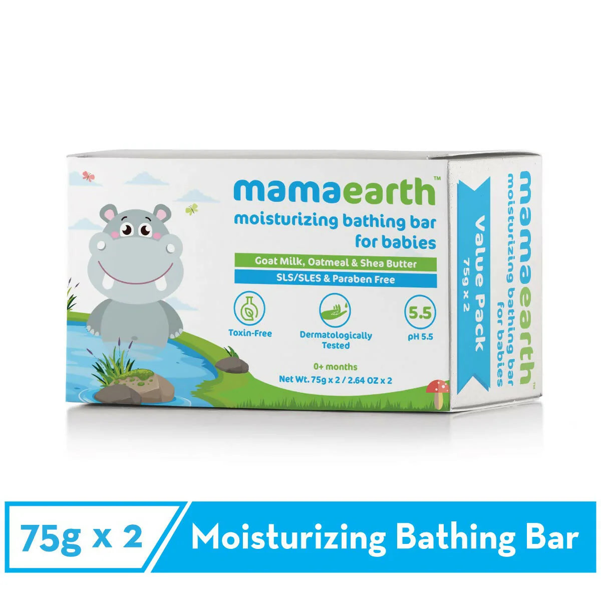 Mamaearth Moisturizing Baby Bathing Soap Bars & Daily Moisturizing Lotion