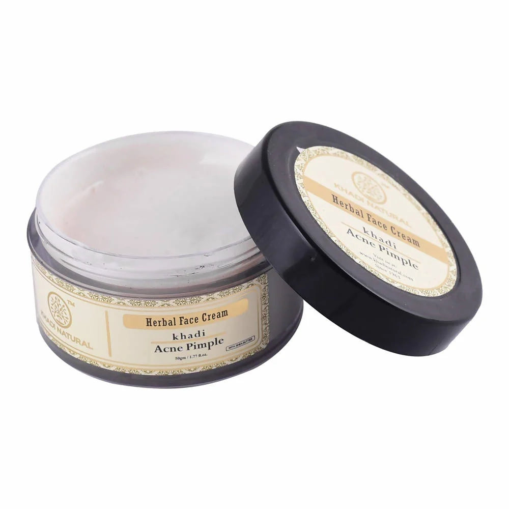 Khadi Natural Acne Pimple Herbal Face Cream - 50 gm
