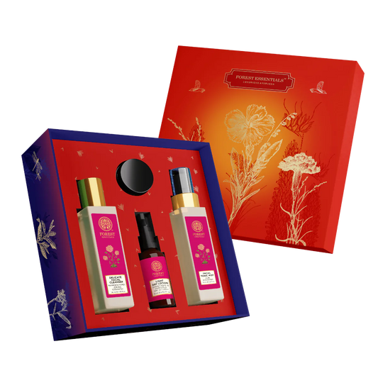 Forest Essentials Patina Rose Glow Kit Gift Box -Gift Box