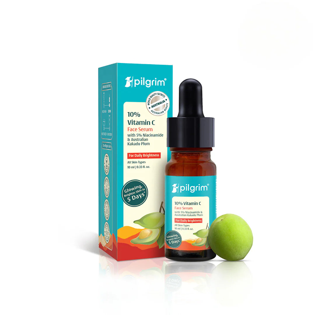 Pilgrim 10% Vitamin C Face Serum For Daily Brightness 5% Niacinamide - 30 ml