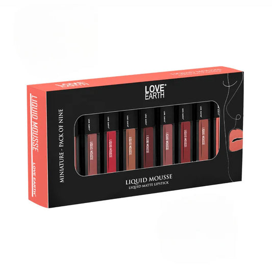 Love Earth Liquid Mousse Miniature Liquid Matte Lipstick - Combo