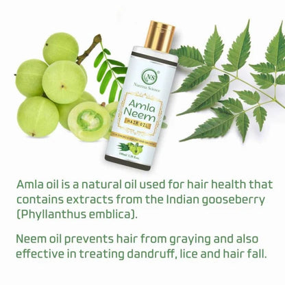 Nuerma Science Amla Neem Hair Oil | Hair Growth Prevents & Premature Graying - 100 ml