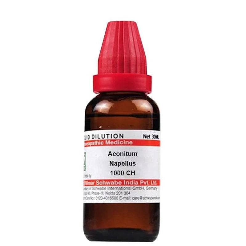 Dr. Willmar Schwabe India Aconitum Napellus Dilution -6 CH