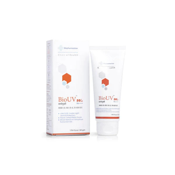 Bio UV 50+ (Tinted & Matte) Sunscreen Gel SPF 50+ PA+++ - 50 gm
