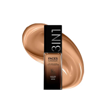 Faces Canada All Day Hydra Matte Foundation-Warm Sand 042 - 30 ml