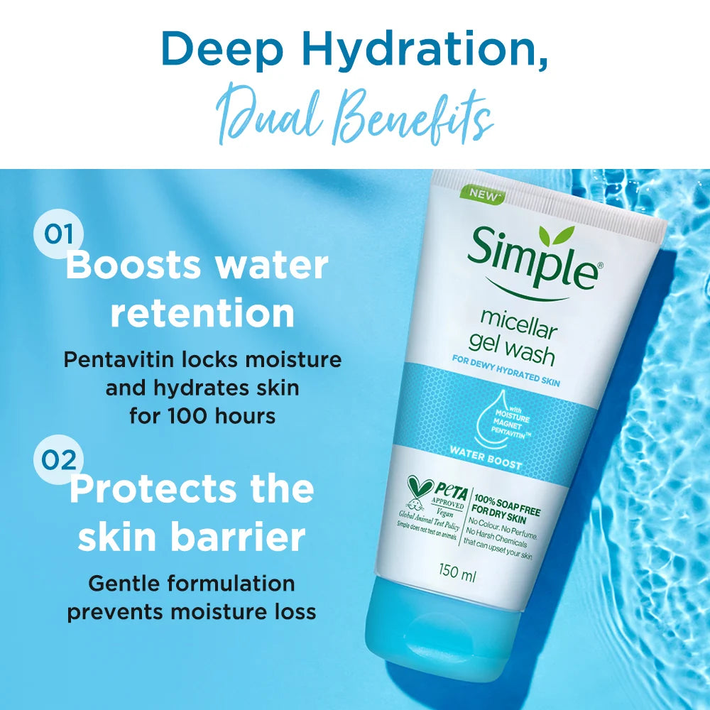 Micellar Facial Wash & Gel Creme Combo