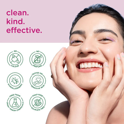 Simple Active Skin Barrier Care Smoothing Gel Face Cleanser, 150ml