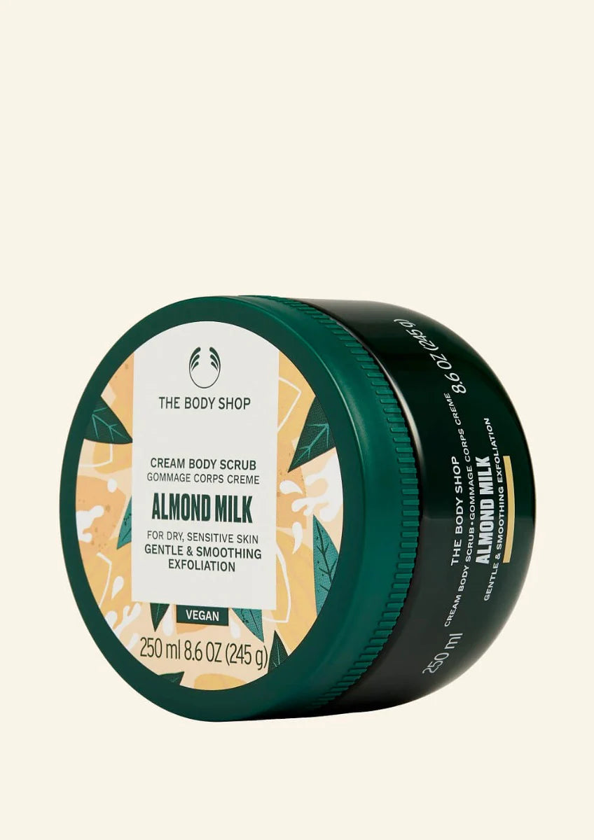 The Body Shop Almond Milk & Honey Gently Exfoliating Cream Scrub -