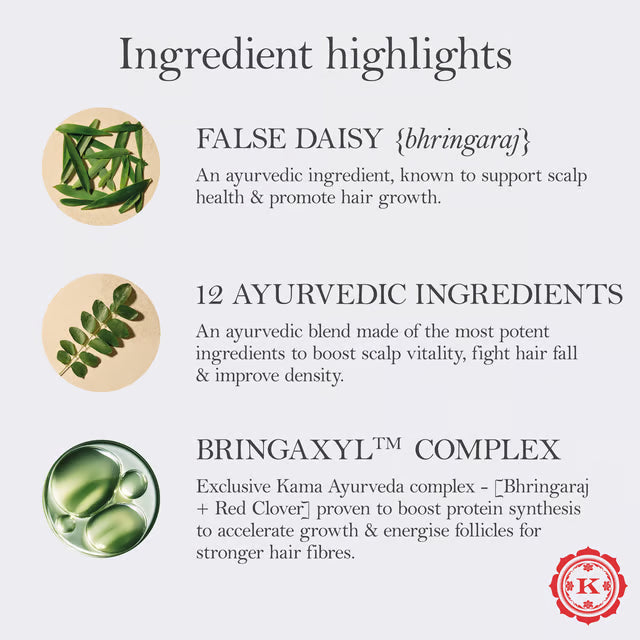 Kama Ayurveda Bringaras Densifying & Fortifying Scalp Concentrate