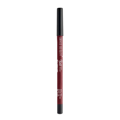 Swiss Beauty Bold Matt Lip Liner Pencil, Long-lasting , Matte Finish , Non-Drying - 9 Burgandy - 1.6 gm