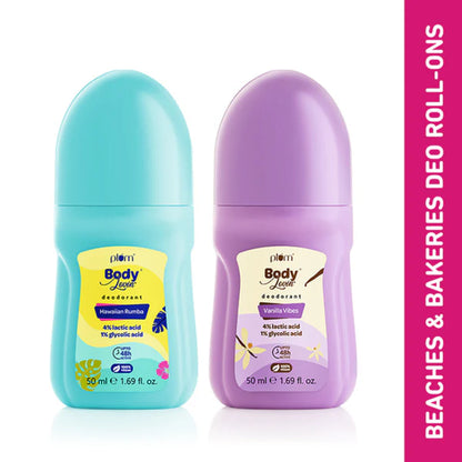 Plum BodyLovin' Beaches & Bakeries Deodrant Roll-On Duo - combo