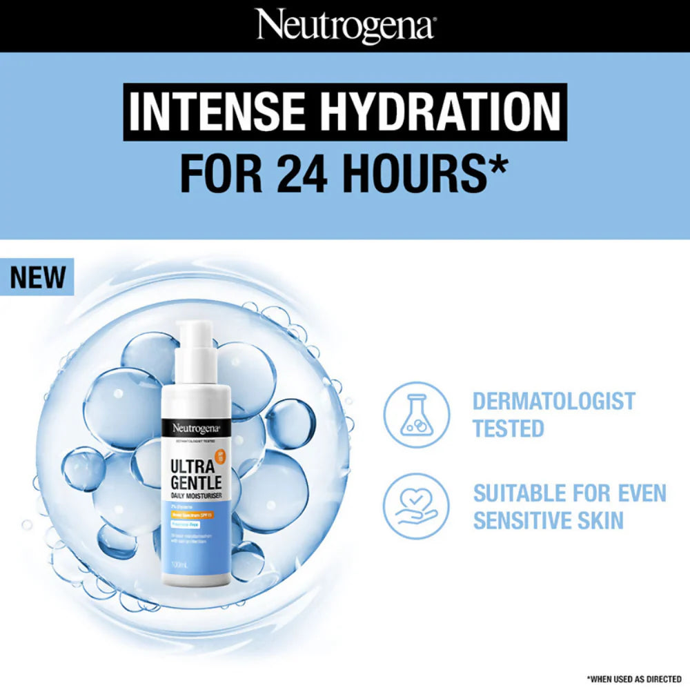 Neutrogena Ultra Gentle Daily Face Moisturizer With SPF 15 - 100 ml