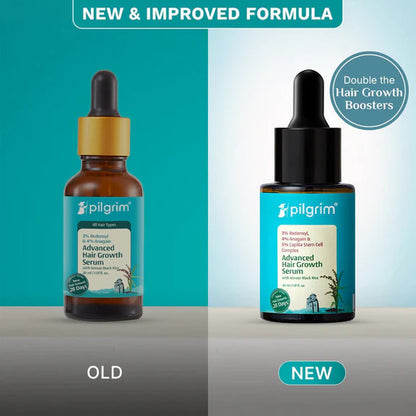 Pilgrim 3% Redensyl + 4% Anagain Advanced Hair Growth Serum with Korean Black Rice - 30 ml - pack of 1