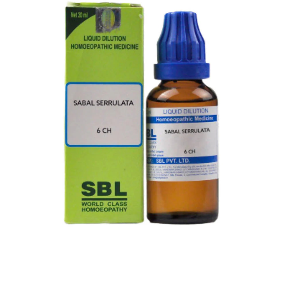 SBL Homeopathy Sabal Serrulata Dilution -3 CH