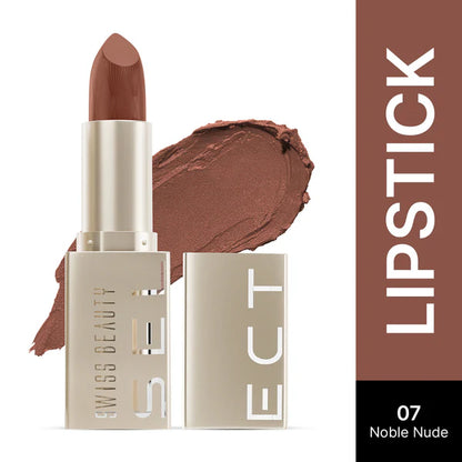 Swiss Beauty Select Creme Touch Hydrating Lipstick - 7 Noble Nude - 3 gm