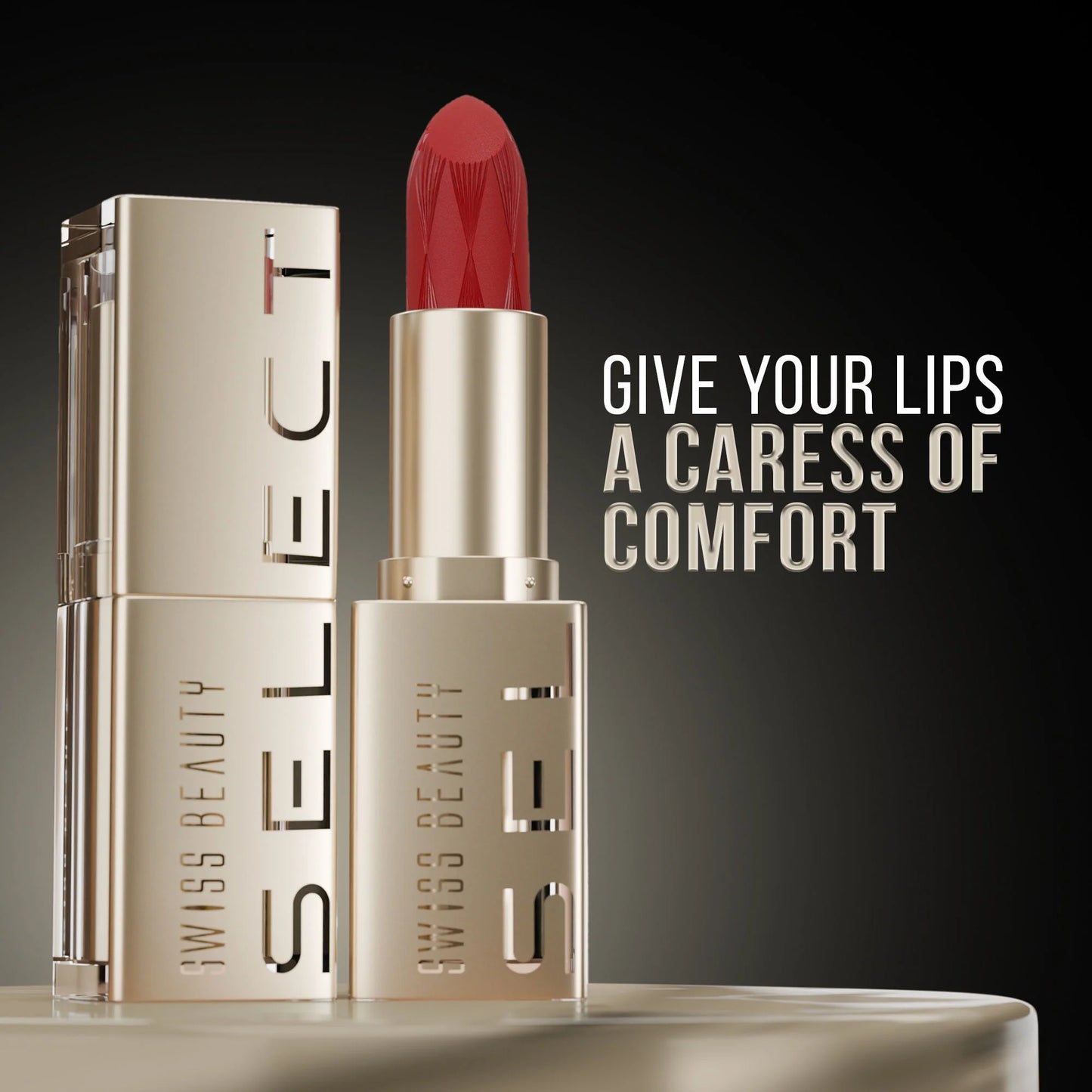 Swiss Beauty Select Creme Touch Hydrating Lipstick - 7 Noble Nude - 3 gm