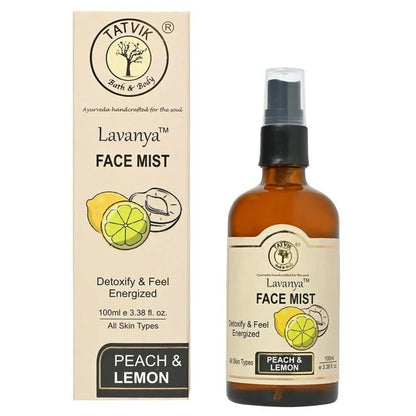 Tatvik Ayurveda Lavanya Face Mist (Peach & Lemon) - 100 ml